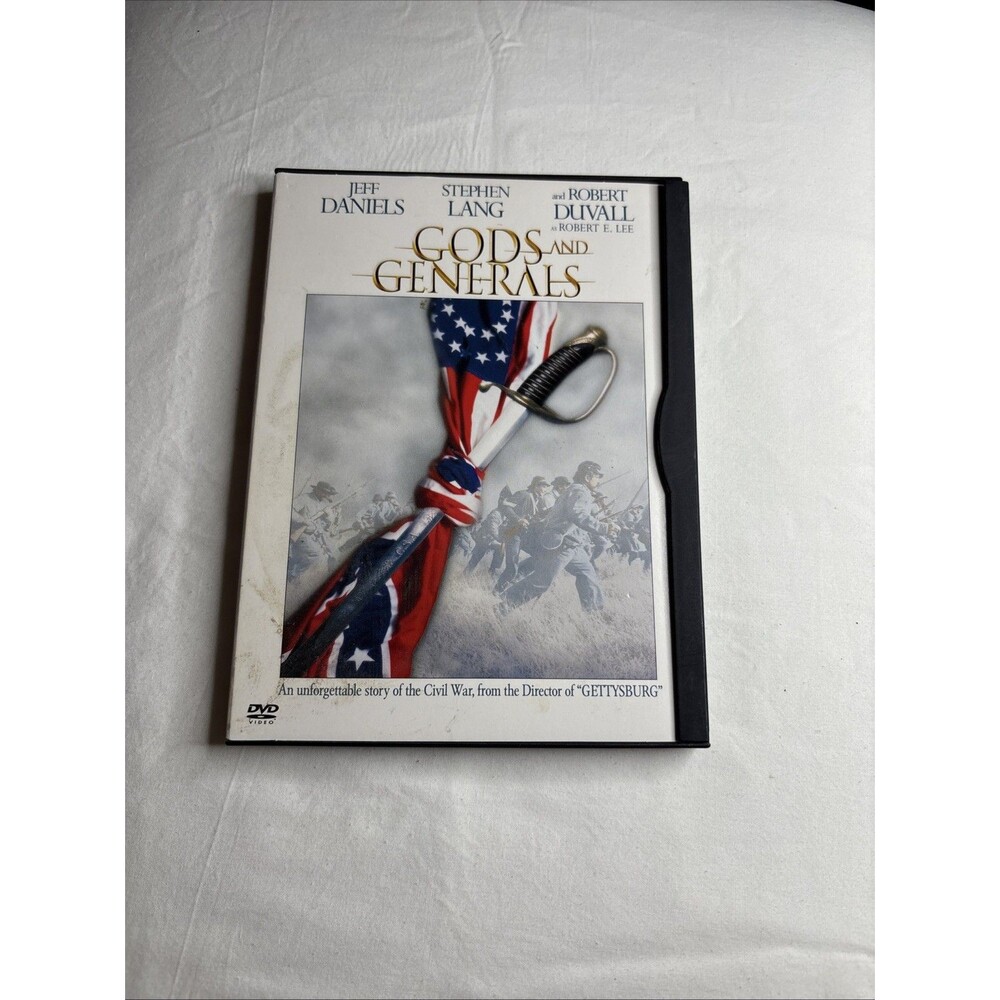 Warner Bros Gods and Generals DVD Unisex OS‎ Multicolor Excellent Civil War Epic